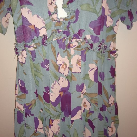 Floral tiered maxi dress - Picture 3 of 6